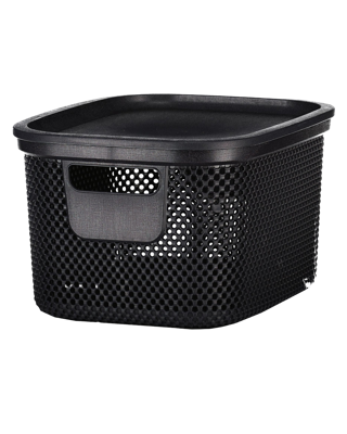 Opbergdoos met deksel - Grijs