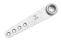 Precisie aluminium servo-arm - 7075 T-6 Alu. - Enkel 48mm - 24T Hitec - 1 st - thumbnail