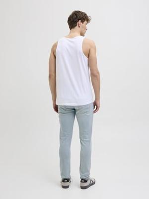 Jack & Jones Jjiglenn Jjcole Am 672 Sn Slim Fit Blue Denim