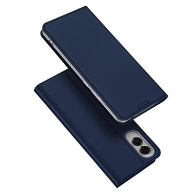 Dux Ducis Samsung Galaxy S25 Edge - Slim bookcase hoesje - Donkerblauw Dux Ducis Samsung Galaxy S25 Edge - Slim bookcase hoesje - Donkerblauw