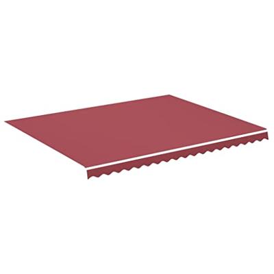 VidaXL Vervangingsdoek voor luifel 4,5x3,5 m bordeauxrood