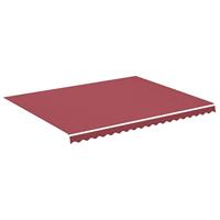 VidaXL Vervangingsdoek voor luifel 4,5x3,5 m bordeauxrood - thumbnail