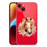 TPU Hoesje voor iPhone 14 Plus Paard - thumbnail