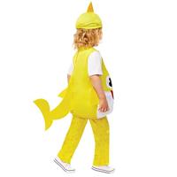 Baby Shark Kostuum Peuter Geel - thumbnail