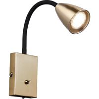 Mat Gouden LED Wandspot - GU10 Fitting - Aluminium - thumbnail