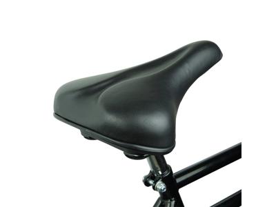 Dresco fietszadel Tour heren 19 x 29,4 cm gel zwart