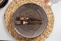 Cookinglife Ontbijtborden / Dessertborden Delice Grijs ø 19 cm - 6 stuks - thumbnail