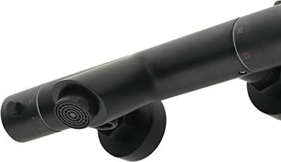 Saqu Essential thermostatische badkraan mat zwart