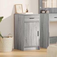 Dressoir met lade Grijs sonoma 40 x 40,5 x 75 cm Bewerkt hout - thumbnail