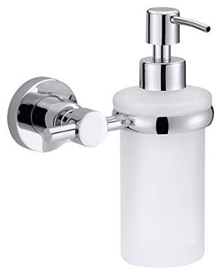 tesa LOXX 40281-00000-00 Zeepdispenser 200 ml Chroom (glanzend), Wit (gesatineerd)