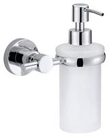 tesa LOXX 40281-00000-00 Zeepdispenser 200 ml Chroom (glanzend), Wit (gesatineerd) - thumbnail