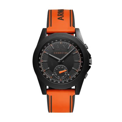 Horlogeband Armani Exchange AXT1003 Silicoon Oranje 22mm Horlogeband Armani Exchange AXT1003 Silicoon Oranje 22mm