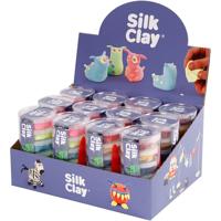 Silk Clay ®, neon kleuren, standaardkleuren, 12 set/ 1 doos - thumbnail