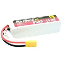 Red Power LiPo accupack 7.4 V 6500 mAh 35 C Softcase XT90 - thumbnail