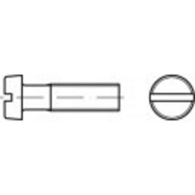 TOOLCRAFT TO-5381178 Cilinderkopschroeven M3.5 40 mm Sleuf DIN 84 Staal Galvanisch verzinkt 200 stuk(s)