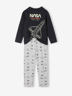 Tweekleurige pyjama voor jongens NASA® nachtblauw Tweekleurige pyjama voor jongens NASA® nachtblauw