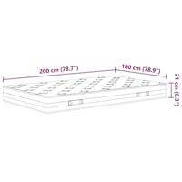 Binnenveringmatras middelhard 180x200 cm - thumbnail