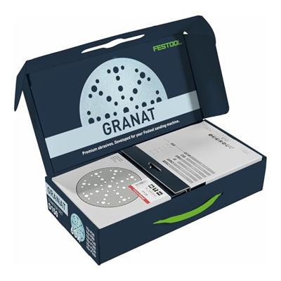 Festool STF D150/48 GR-Set Schuurschijf | 6-delig | Korrels P60/80/120/180/220/320 - 578166 Festool STF D150/48 GR-Set Schuurschijf | 6-delig | Korrels P60/80/120/180/220/320 - 578166
