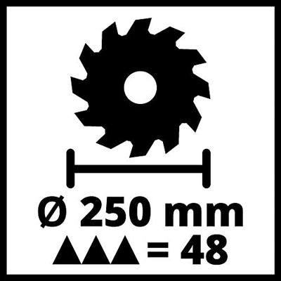 EINHELL Kap- & verstekzaag TH-MS 2513L afkort- en verstekzaag - thumbnail
