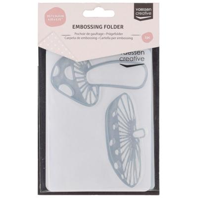 Vaessen Creative • embossing folder paddestoelen
