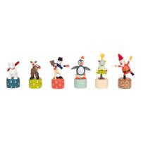 Small Foot - display kerst- en winterdansfiguren, 12st. - thumbnail