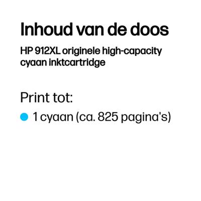 Originele inkt cartridge HP 3YL81AE Cyaan
