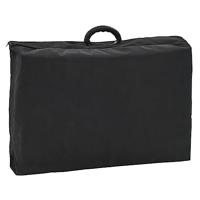 VidaXL Behandelingsstoel voor gezicht 185x78x76 cm kunstleer zwart - thumbnail