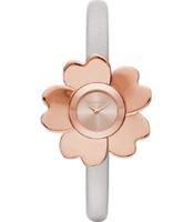 Horlogeband Michael Kors MK2665 Leder Wit 8mm - thumbnail