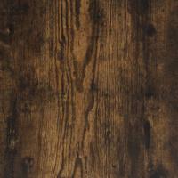 Wandschap 43x9x60 cm bewerkt hout gerookt eikenkleurig - thumbnail