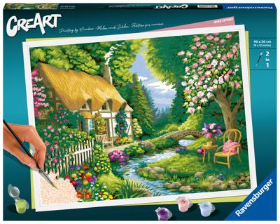 Ravensburger creart schilderen op nummer - cottage garden