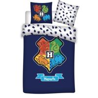 Harry Potter Dekbedovertrek - Hogwarts icons- 140 x 200 cm - thumbnail