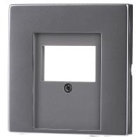 Jung LS990 edelstaal inzetplaat voor USB ES2969T