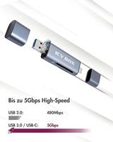 RaidSonic ICY BOX IB-CR201-C3 ext. Card Reader Multi-USB - thumbnail