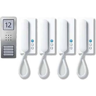 Siedle SET CA 812-4 E/W Infoveld voor Deurintercom Kabelgebonden Zilver, Wit Siedle SET CA 812-4 E/W Infoveld voor Deurintercom Kabelgebonden Zilver, Wit
