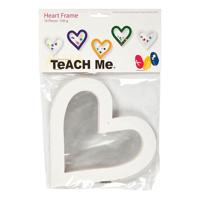 Creativ Company Harten lijsten, afm 18x18 cm, 230 gr, wit, 16 stuk/ 1 doos - thumbnail