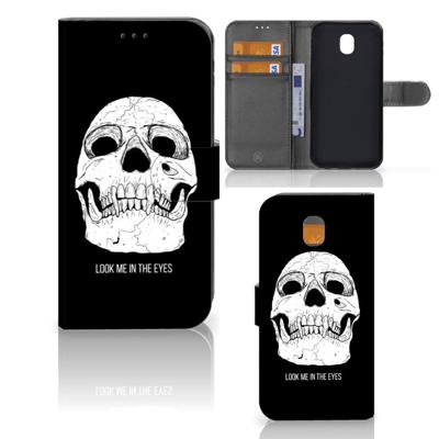Telefoonhoesje met Naam Samsung Galaxy J5 2017 Skull Eyes Telefoonhoesje met Naam Samsung Galaxy J5 2017 Skull Eyes