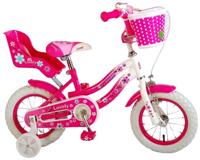 Volare Lovely kinderfiets - 12 inch - roze/wit - thumbnail