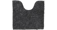 Toiletmat Sealskin Misto Chenille Katoen 60x55 cm Zwart - thumbnail