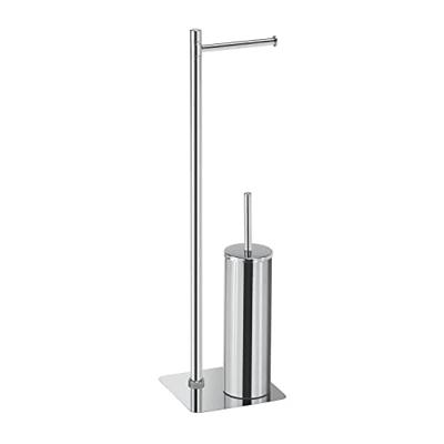 Toiletborstelhouder Sapho Gedy Vrijstaand met Toiletrolhouder Chroom Toiletborstelhouder Sapho Gedy Vrijstaand met Toiletrolhouder Chroom