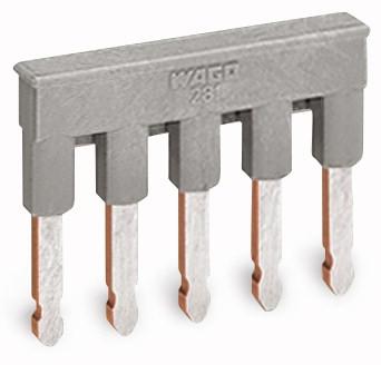 WAGO 280-485 Brugkam Grijs 100 stuk(s)