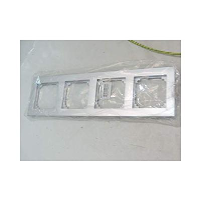 Merten M-Plan afdekraam 4-voudig aluminium 486460