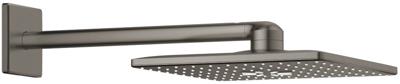 GROHE Rainshower SmartActive 310 Cube Hoofddouche - 31x31cm - 2 straalsoorten - wandarm 43cm - geborsteld hard graphite 26479al0
