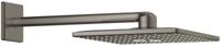 GROHE Rainshower SmartActive 310 Cube Hoofddouche - 31x31cm - 2 straalsoorten - wandarm 43cm - geborsteld hard graphite 26479al0 - thumbnail