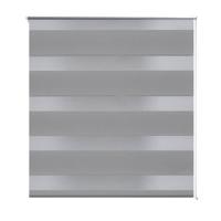 VidaXL Zebra rolgordijn 120,9 x 175 cm stofbreedte 116,7 cm grijs - thumbnail