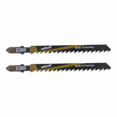 Wolfcraft Decoupeerzaagblad | HCS | L=100mm | T-Schaft | 2 stuks - 2380000 Wolfcraft Decoupeerzaagblad | HCS | L=100mm | T-Schaft | 2 stuks - 2380000