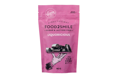 Food2Smile Sugar & Lactose Free Liquoricious 90 g bij Jumbo