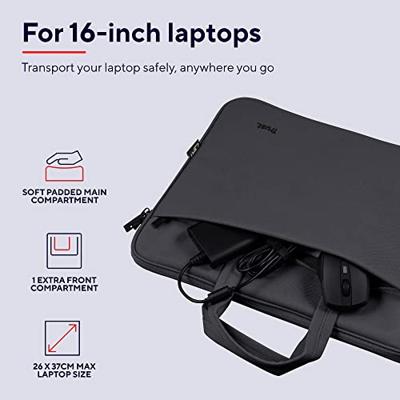 Trust Bologna Laptoptas 16 inch Zwart - thumbnail