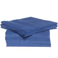 Cosy & Trendy servet, 38 x 38 cm, blauw, 40 stuks - thumbnail