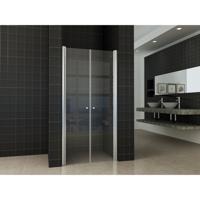 Wiesbaden dubbele pendeldeur in nis 900x2000 6 mm NANO glas - thumbnail