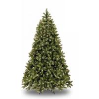 National Tree Company Bayberry verlichte kunstkerstboom groen 213cm - 550 lampjes - thumbnail